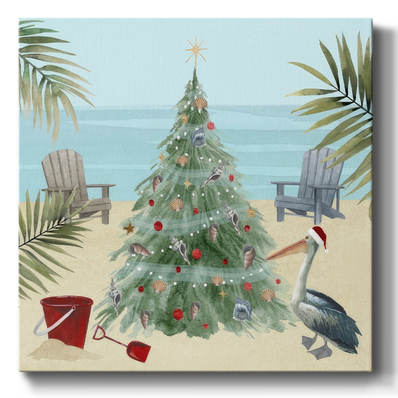 Joyeux Noël côtier I, H 24 po x l 24 po x P 1,5 po