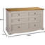 Lockhaven Solid Wood 132cm W 6 - Drawer Chest of Drawers