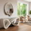 69'' W Glass Console Table
