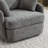 Upholstered Swivel Chair With 2 Side Pillows-213770556