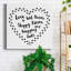 «Love Is-Premium», toile tendue avec châssis - prête à être accrochée-1662544919