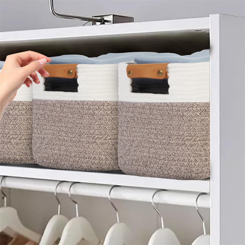 Ebern Designs Fabric Decorative Bin