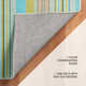Aquinnah Ticking Multi Machine Washable Rug