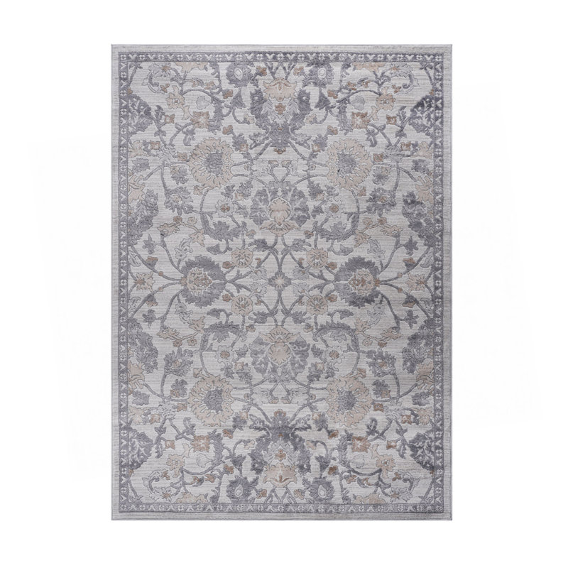 Collection 8X10 Sand / / Oriental Area Rug, Rectangle 7'9" x 10'