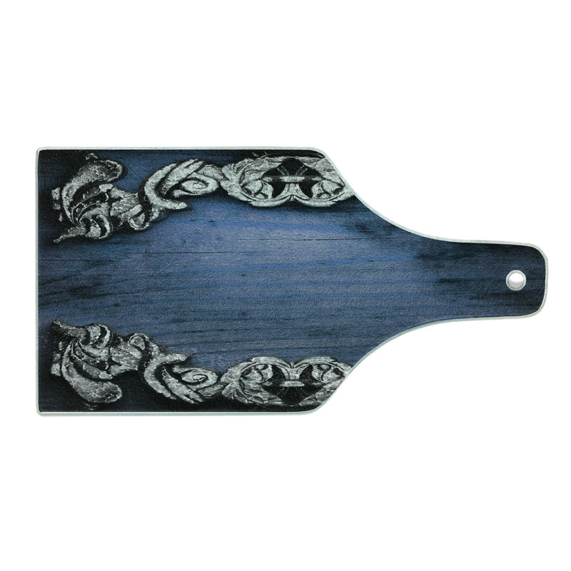 Planche à découper en verre trempé Ambesonne