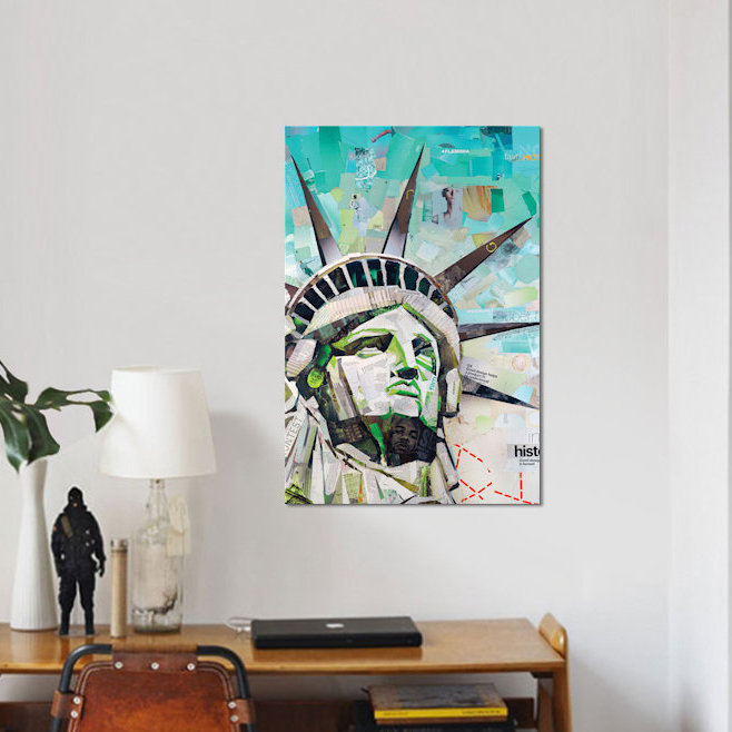 « freedom », impression sur toile, H 18 po x l 12 po x P 1,5 po, Toile tendue