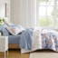 Ensemble d'édredon floral avec draps