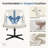 Brenae Upholstered Armless Swivel Task Chair-92191379-92191381