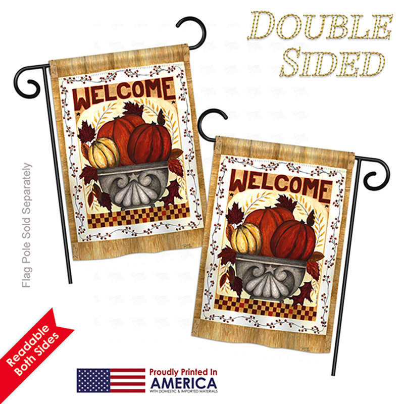 Heros Double Sided 18.5'' H x 13'' W Polyester Garden Flag