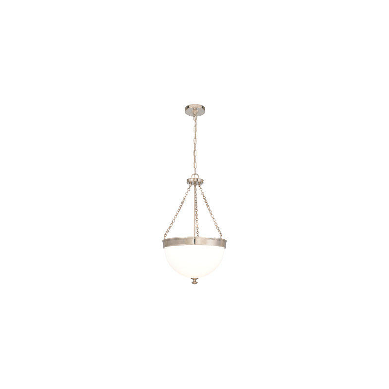 Barrington 3 - Light Pendant, Polished Nickel, 14"