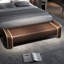 Banc rembourré en cuir Rupinder-1426489877