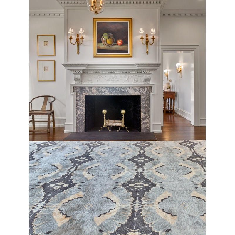 Contemporary Geometric Area Rug, Rectangle 4' x 6'