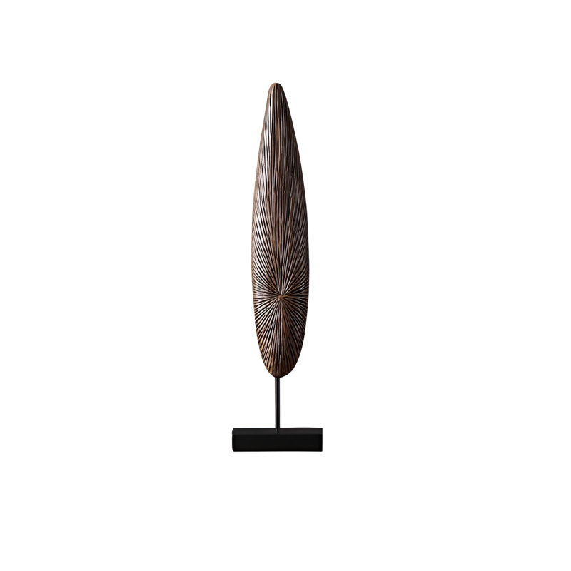 Meuble télé abstrait vertical,  H 20,07 po x l 2,99 po x P 5,98 po