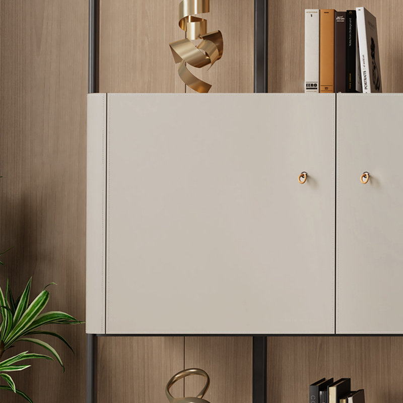 Bibliothèque de salon minimaliste de style italien