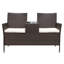 Streicher Powder Coated Steel Outdoor Bench-27863212