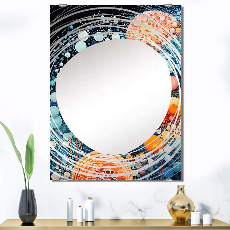 Damalus - Miroir mural formes abstraites MIR135336, 40 po x 30 po