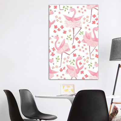 «Flamingo Dreams II» par Dana Saulnier - impression d'art graphique