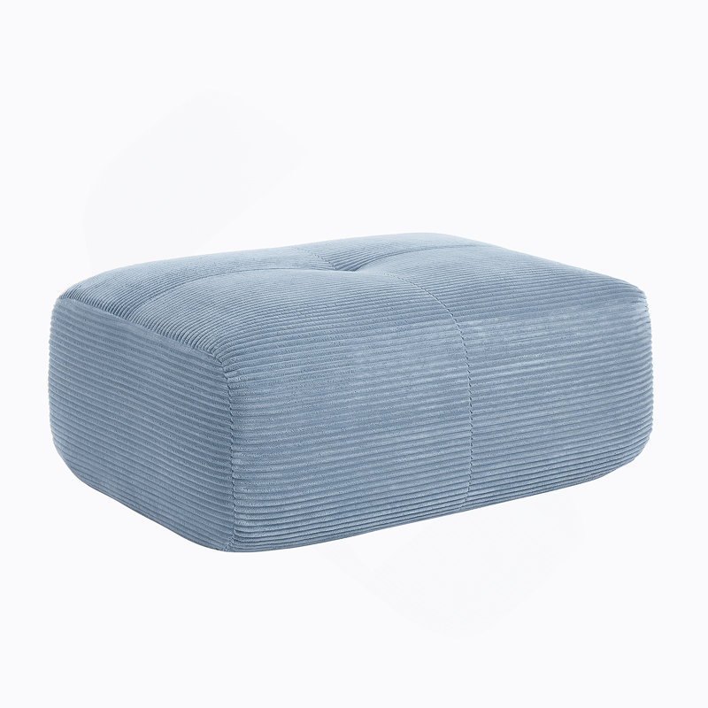 Repose-pieds rectangulaire pour l'intérieur, Blue