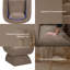 Chaise d'appoint pivotante en chenille moderne (ensemble de 4)-689267908-694370553