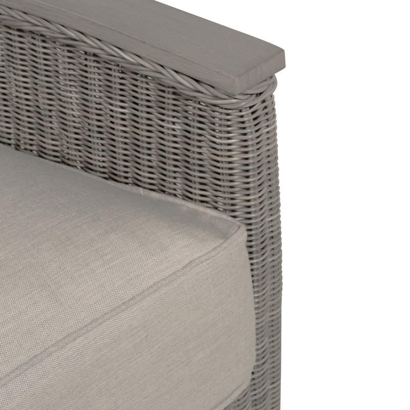 Méridienne tissée Astoria - Huître / huître, Pas de soudure, Dentelle Rollo, Huître