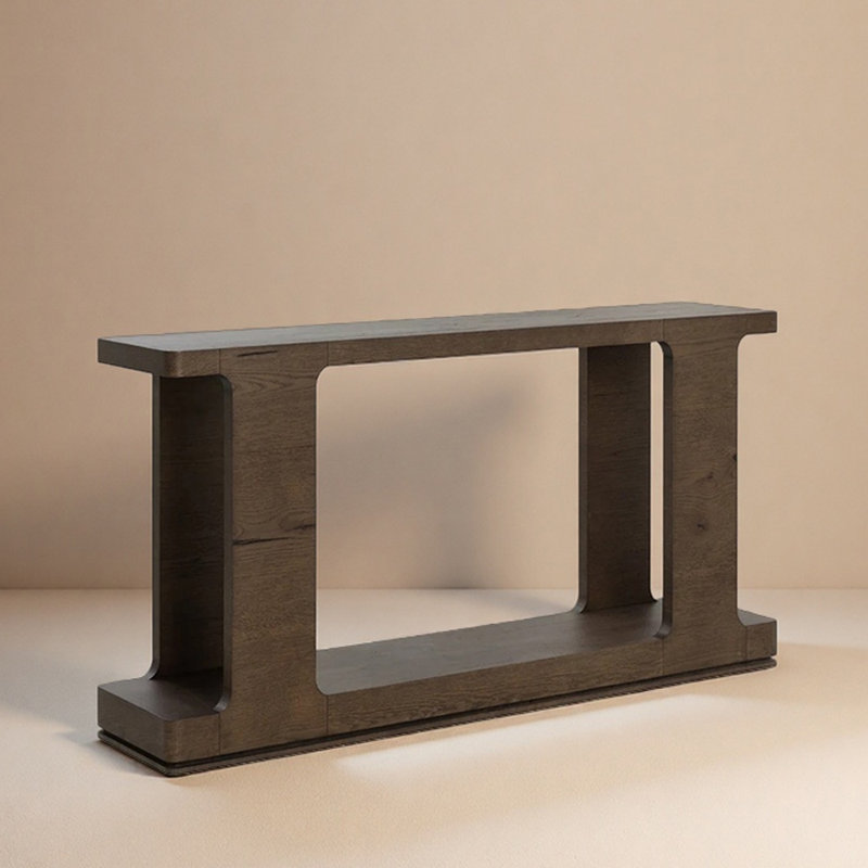 Table d'entrée de style Wabi-Sabi, H 29,9 po x l 55,1 po x P 13,8 po