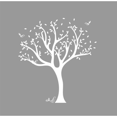 Décalcomanie murale arbre tweet