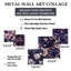 Dismuke - ensemble d'art mural floral de 5
