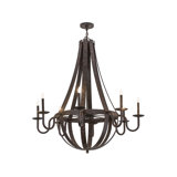 Rustic Lodge 8 - Light Chandelier