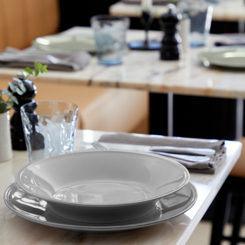 Friso Stoneware Pasta Dish, Gray
