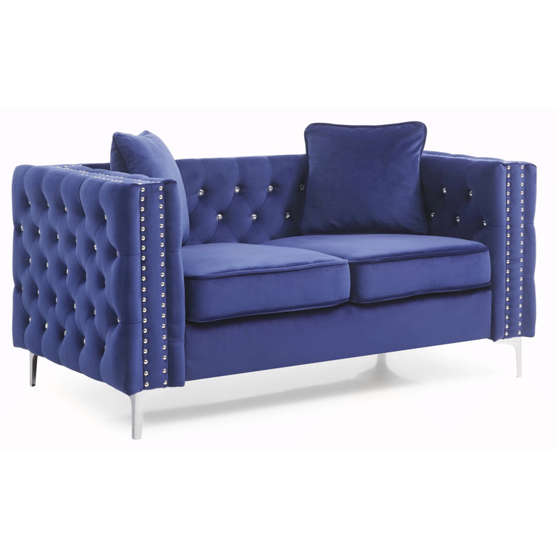 Causeuse Glory Furniture, Bleu