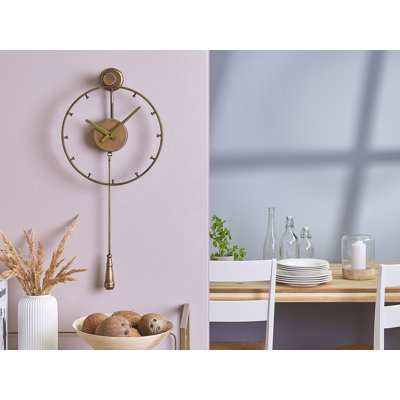 Kelli Metal Wall Clock