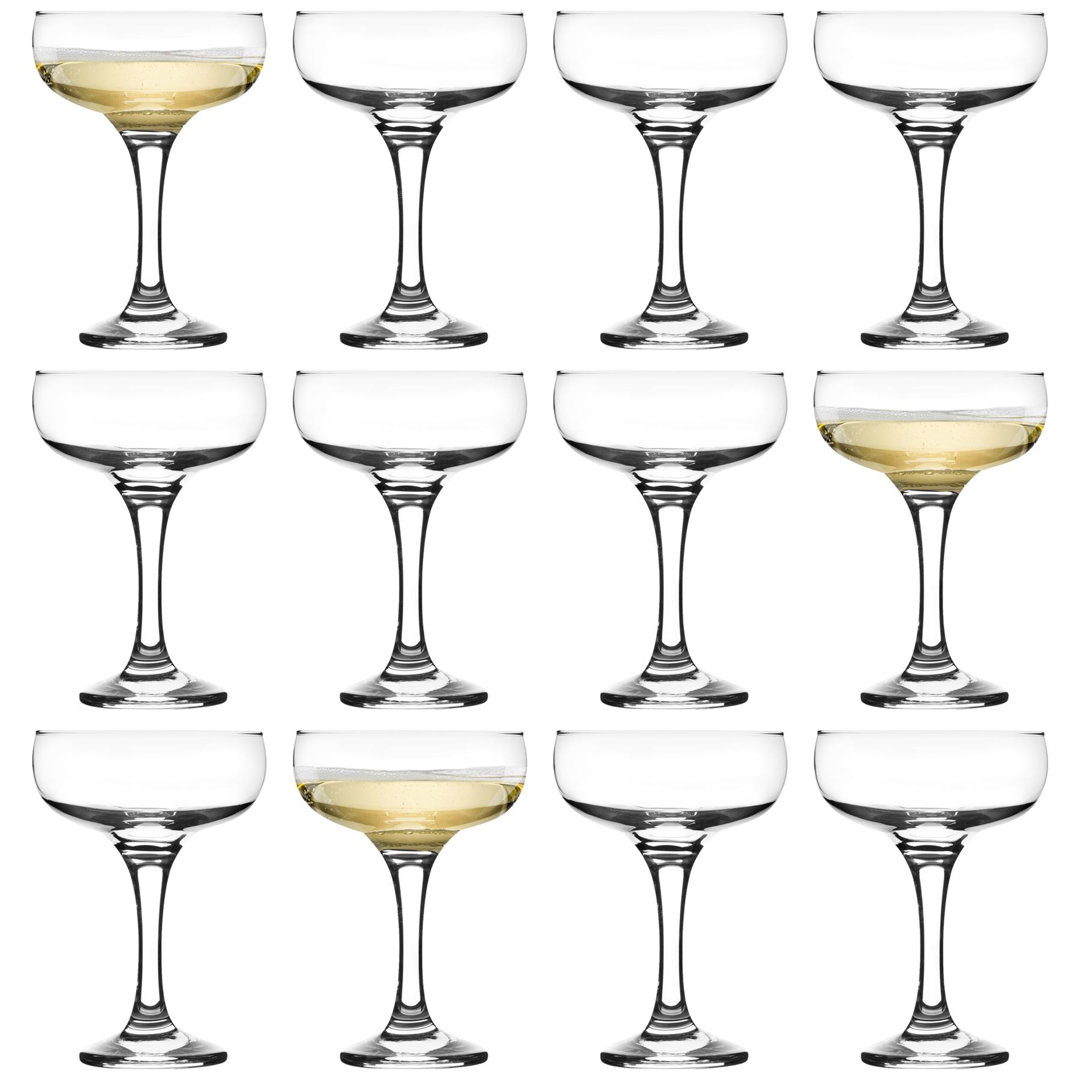LAV - Misket Glass Champagne Saucers - 235ml