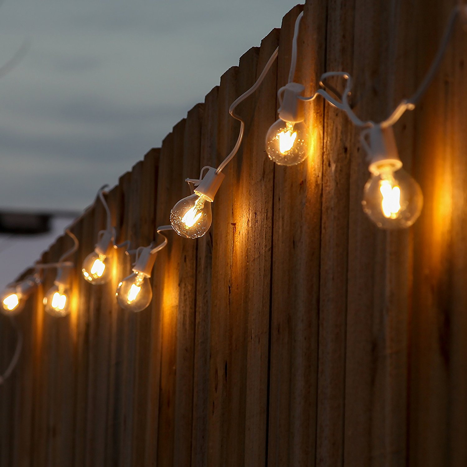 Pro Plug-In Outdoor LED String Lights, White