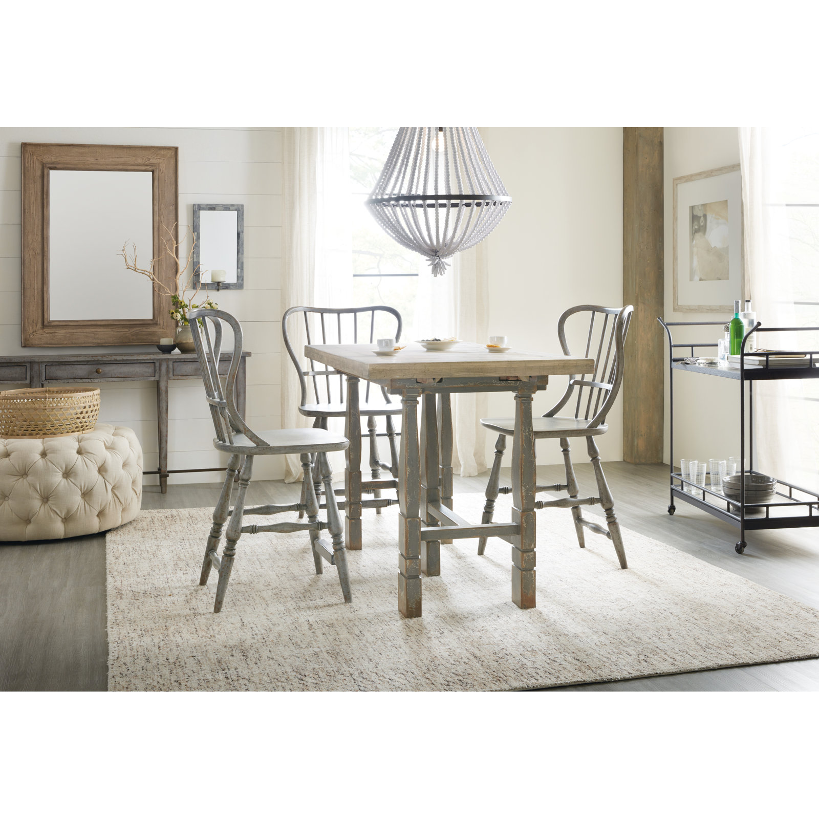 Chamberlain 30" Bar Stool, Speckled Gray, Counter Stool (29.75" Seat Height)