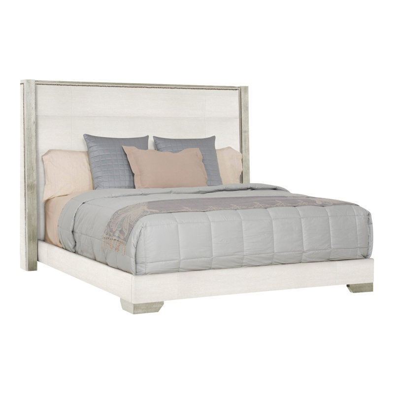 Thom Filicia Home Upholstered Bed, Ian Haze, Wrenn, Queen