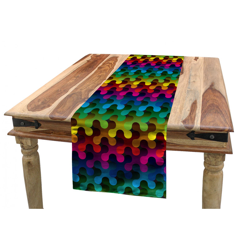Abstract Table Runner, 72" x 16"