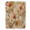 Neutral Grunge Blossoms - Couverture sherpa de qualité supérieure 1 pièce