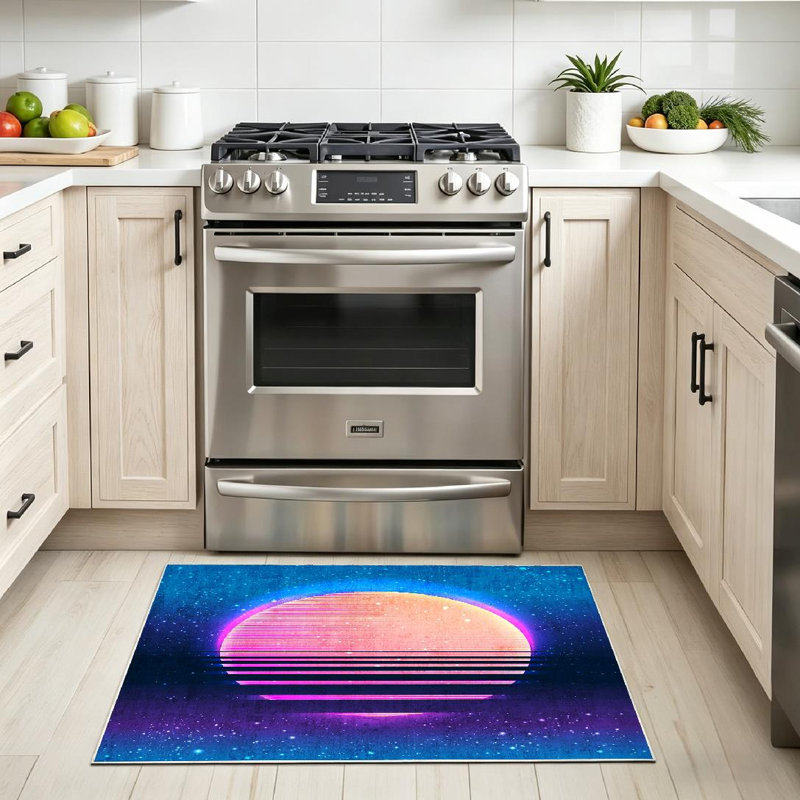 Tapis d'intérieur rétro lavable à la machine