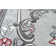 Tapis oriental gris / rouge Ramsel