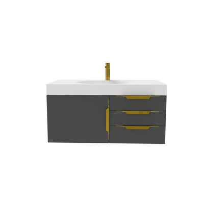 Ensemble de meuble-lavabo simple 36 po Genieva