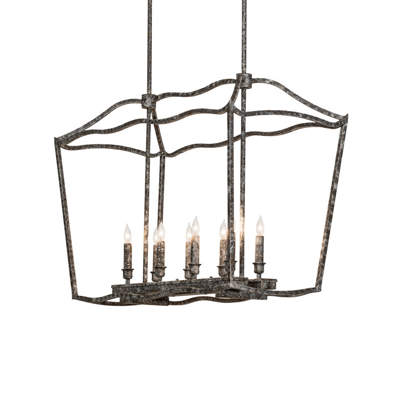 Luminaire suspendu géométrique à 8 lumières Kitzi