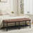 Eleonore 55.5'' Wide Leather Upholstered Bench with Storage Box