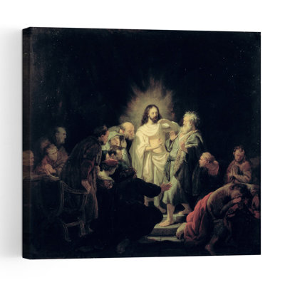 The Incredulity Of St. Thomas Abstract Contemporary Wall Art Print