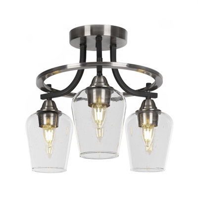 Plafonnier semi-encastré 3 lumières Michell