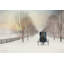 «Snowy Amish Lane» par Lori Deiter - reproduction imprimée-635613790-620154995-620154994