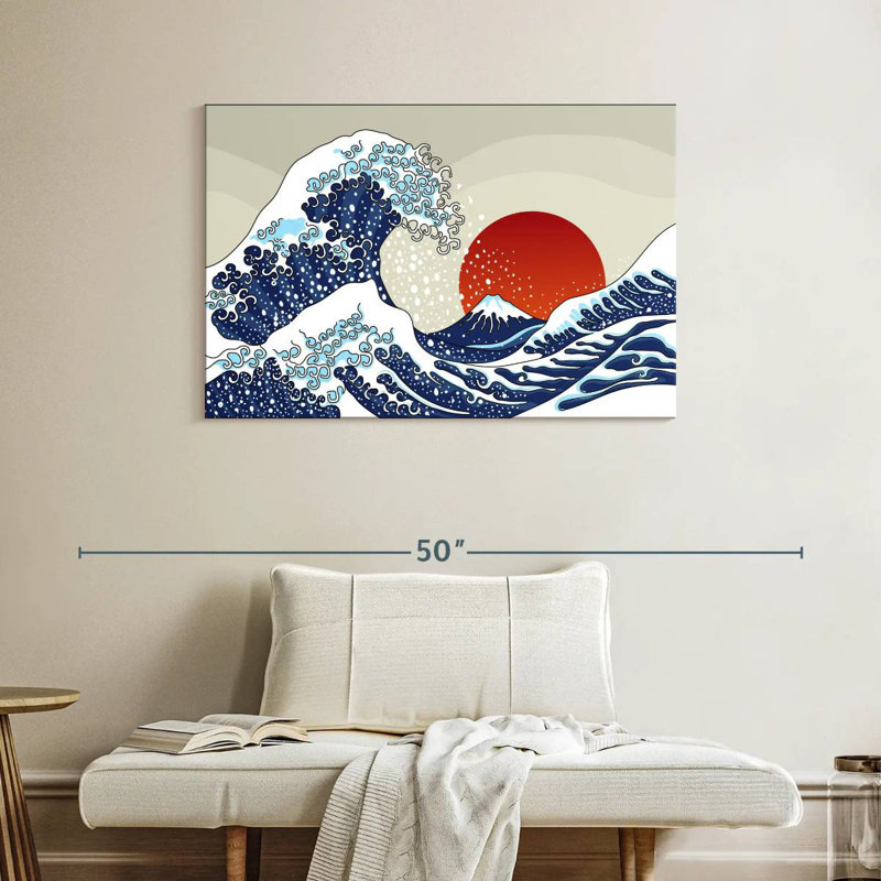 Gillard Asian Wave, H 26 po x l 39 po