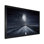 Asphalt Road Under Cloudy Full Moon III - photographie sur toile