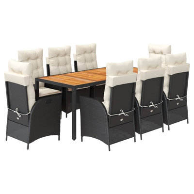 Ensemble repas 9 pièces avec coussins Hokku Designs
