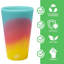 Silipint: Verres à pinte en silicone: paquet de 4 - aurore, rayon de lune, soleil du désert, air des montagnes - incassable