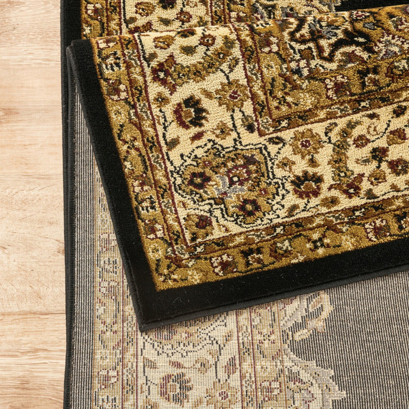 Black 2 ft. x 3 ft. Area Rug, 2'x 3'